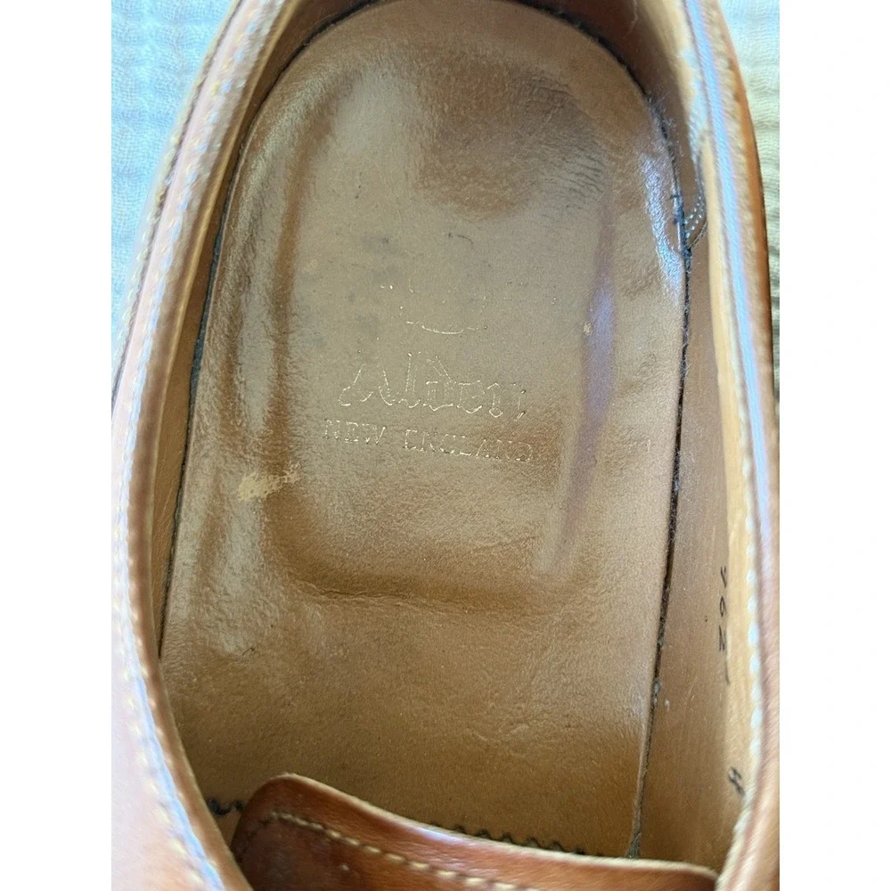 Alden‎ 962 Norwegian Split Toe Blucher Calfskin Mens Dress Shoes Size 10.5 AA/B